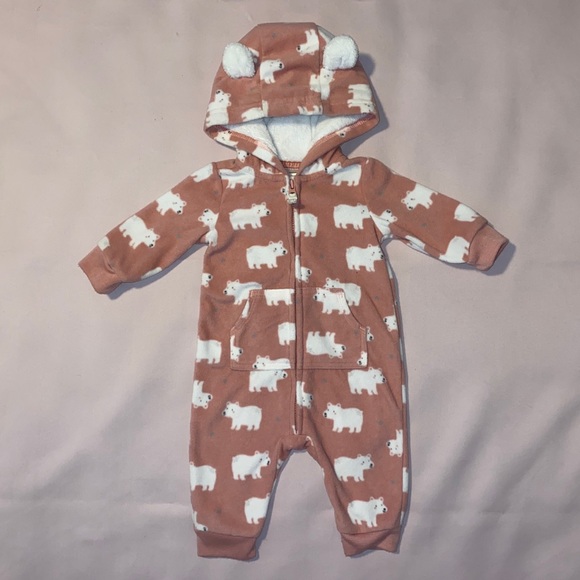 Carter's Other - Carter's Polar Bear Ears Onesie, 3m